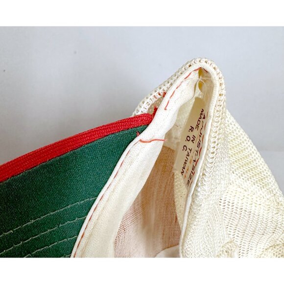 Vintage RUGER Firearms Guns Red White Snapback Trucker Hat w Patch 80s NOS - Picture 9 of 10